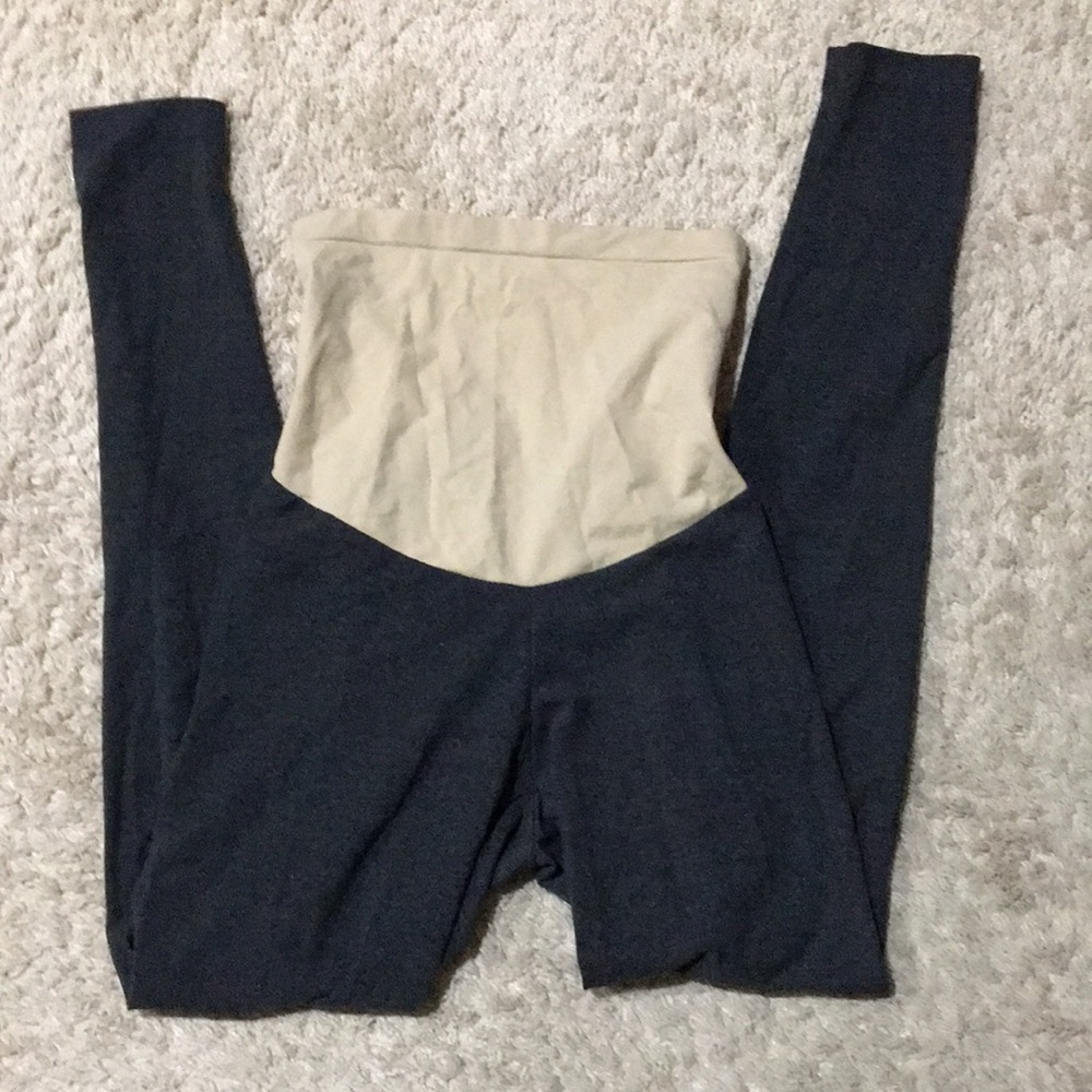 Motherhood Maternity full panel gray leggings